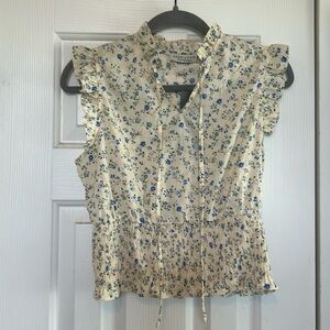 flower print blouse